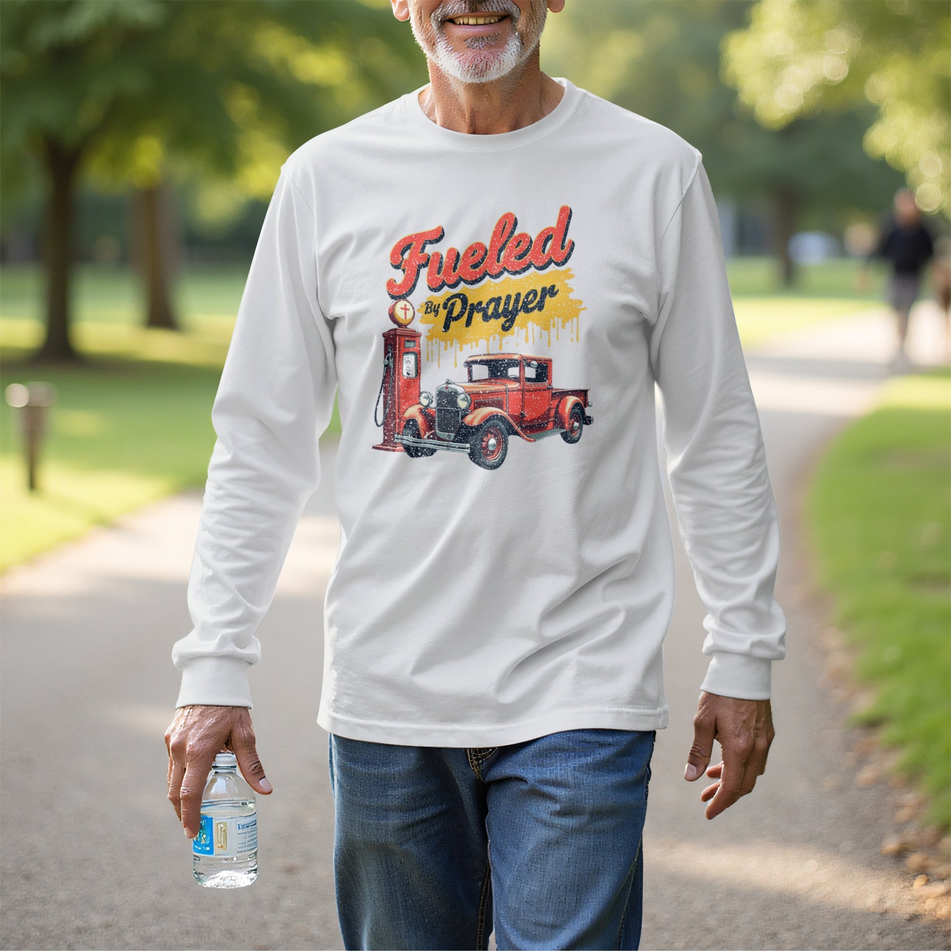 Fueled by Prayer Classic Car Design Long Sleeve product
