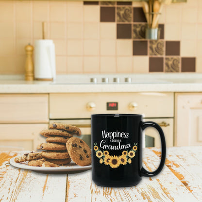 a plate of cookies and a coffee mug on a table