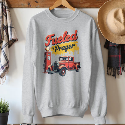 Vintage Fueled by Prayer Graphic Sweatshirt product type