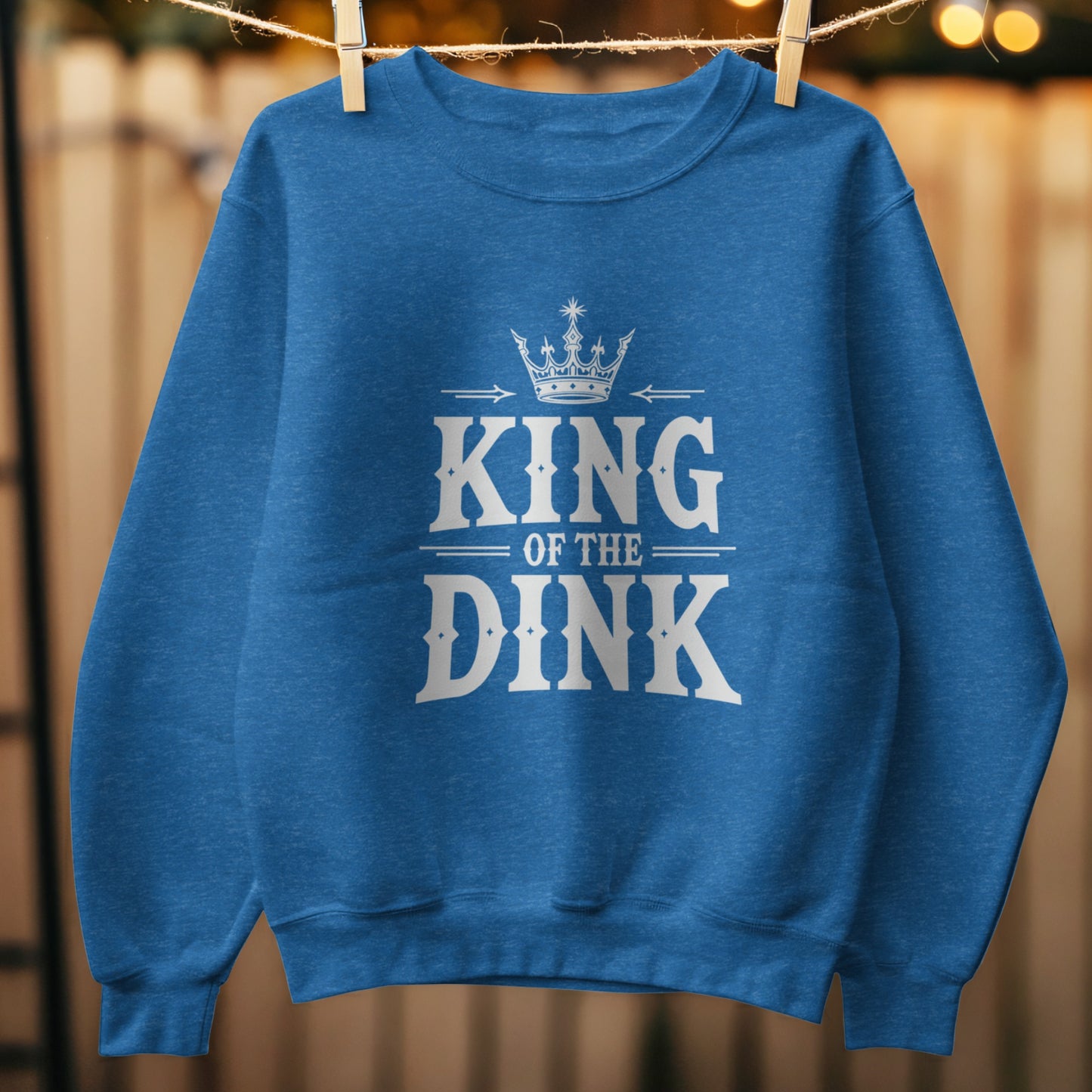 King of the Dink Crown Print Sweatshirt product