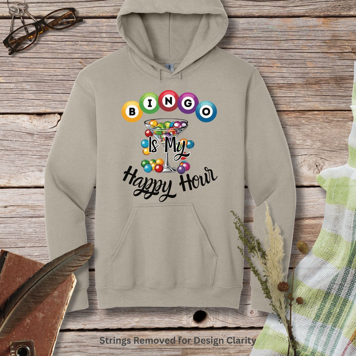 a hoodie that says boo is my happy hour