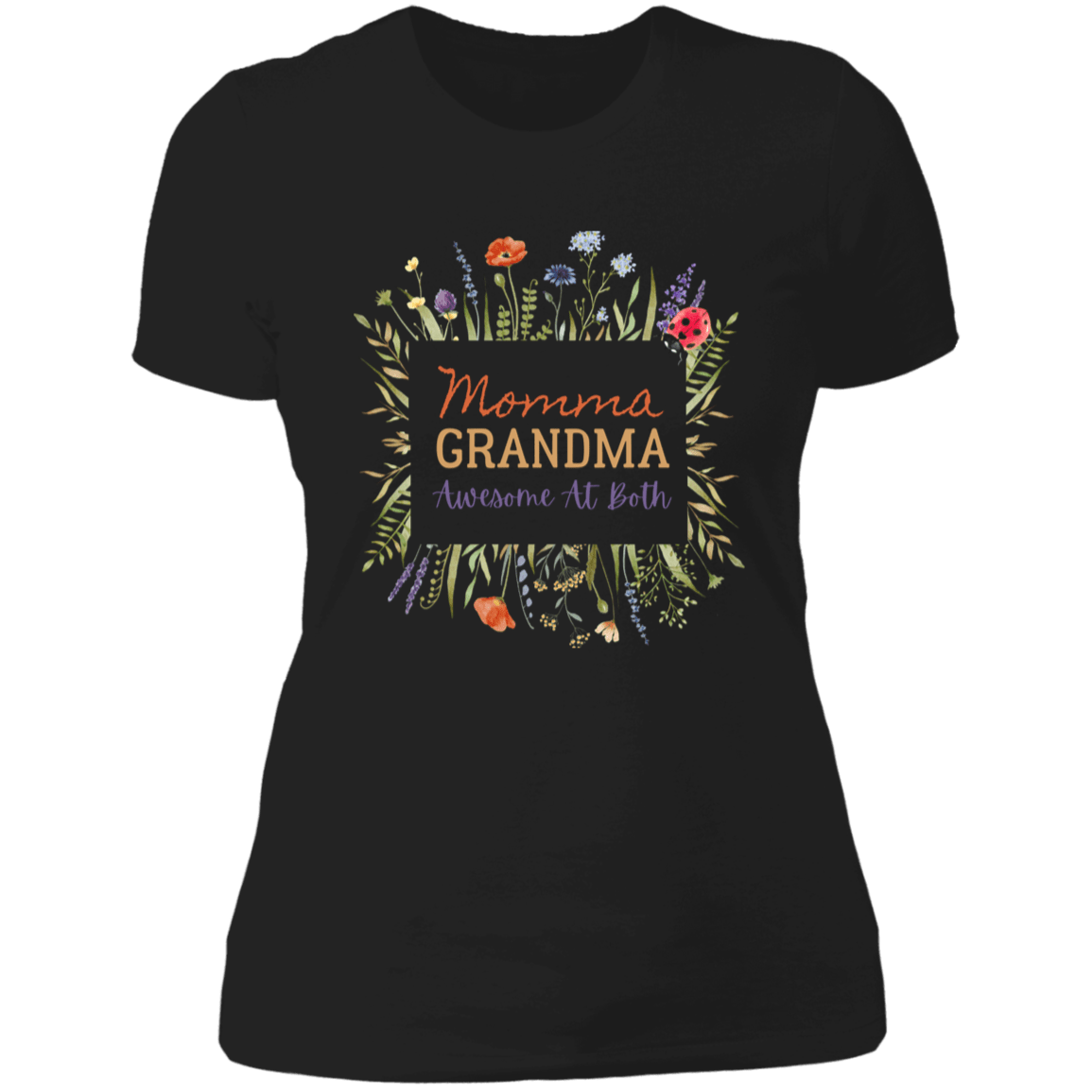 Personalized Momma Grandma Awesome At Both Ladies Boyfriend T-Shirt