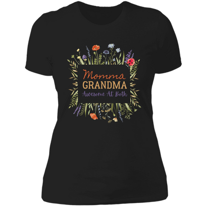 Personalized Momma Grandma Awesome At Both Ladies Boyfriend T-Shirt