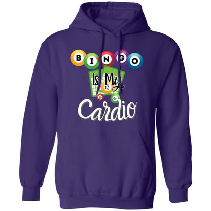 Bingo Is My Cardio Hoodie Sweatshirt for Bingo Players and Enthusiasts