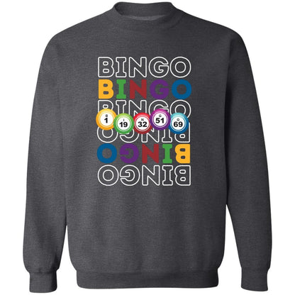 Bouncing Bingo Balls Sweatshirt for Bingo Players and Enthusiasts