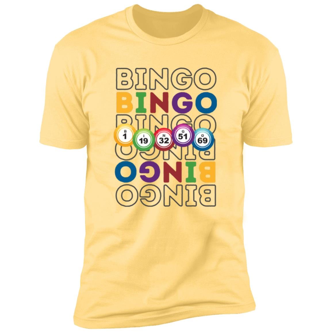 Bouncing Bingo Balls Premium T-Shirt for Bingo Players and Enthusiasts