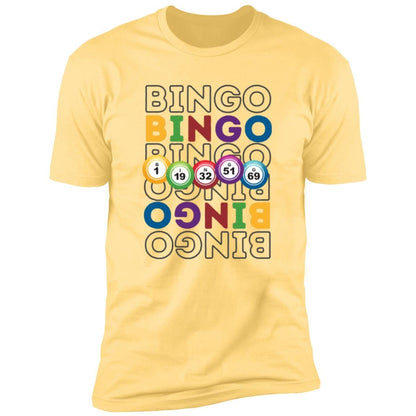 Bouncing Bingo Balls Premium T-Shirt for Bingo Players and Enthusiasts