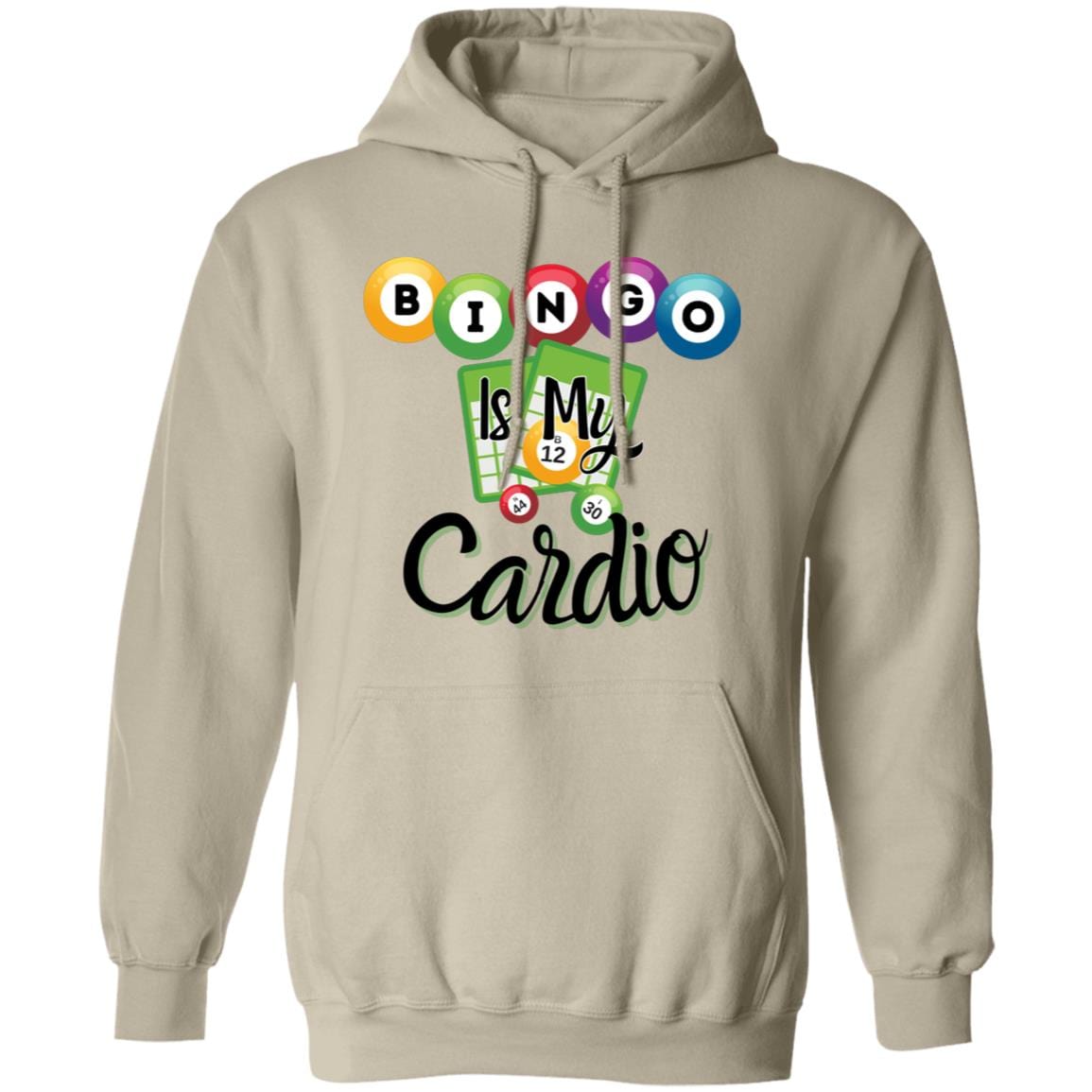 Bingo Is My Cardio Hoodie Sweatshirt for Bingo Players and Enthusiasts