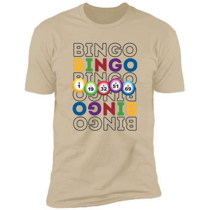 Bouncing Bingo Balls Premium T-Shirt for Bingo Players and Enthusiasts