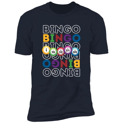 Bouncing Bingo Balls Premium T-Shirt for Bingo Players and Enthusiasts