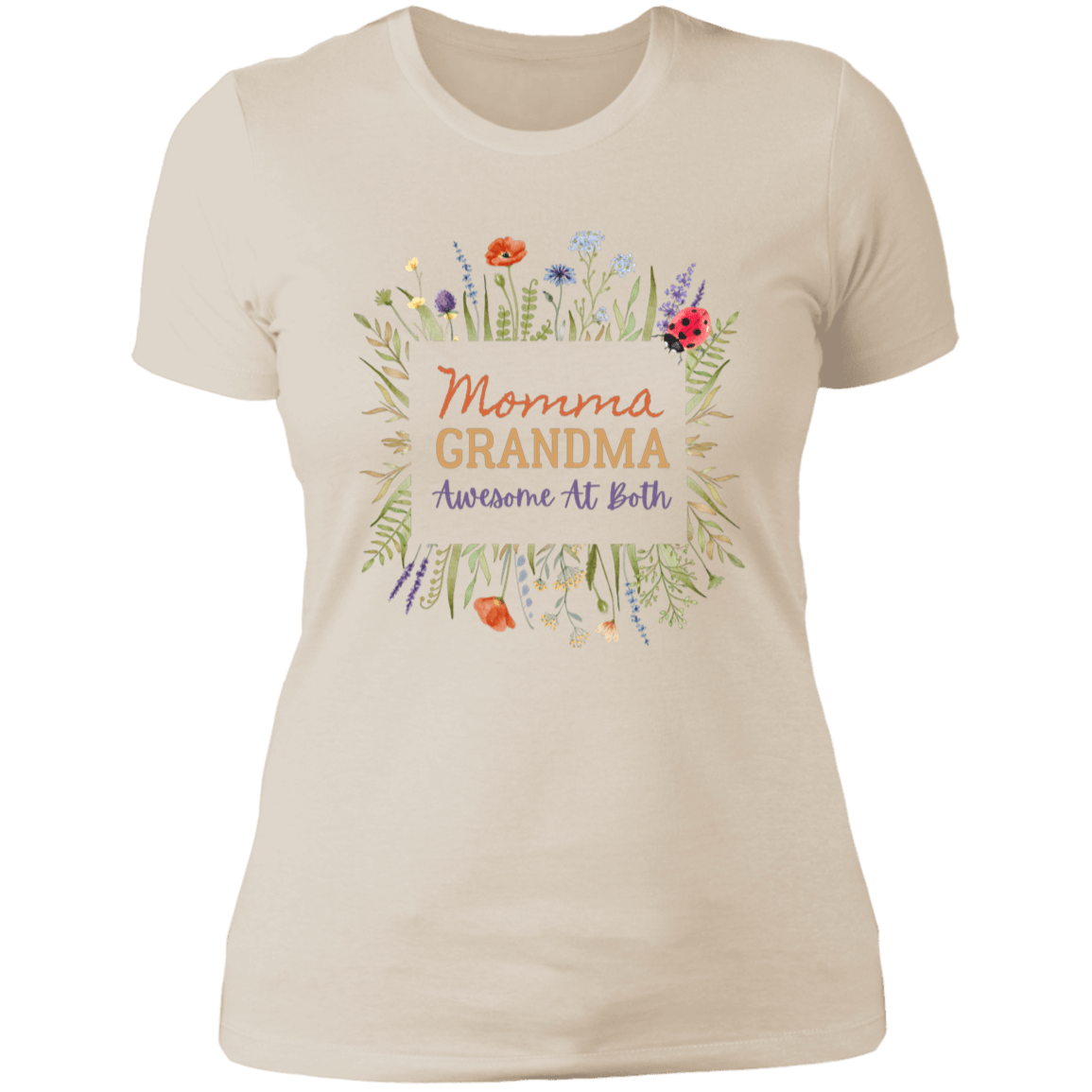 Personalized Momma Grandma Awesome At Both Ladies Boyfriend T-Shirt