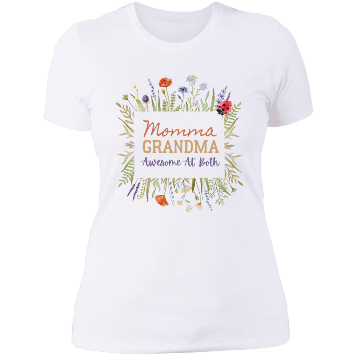 Personalized Momma Grandma Awesome At Both Ladies Boyfriend T-Shirt