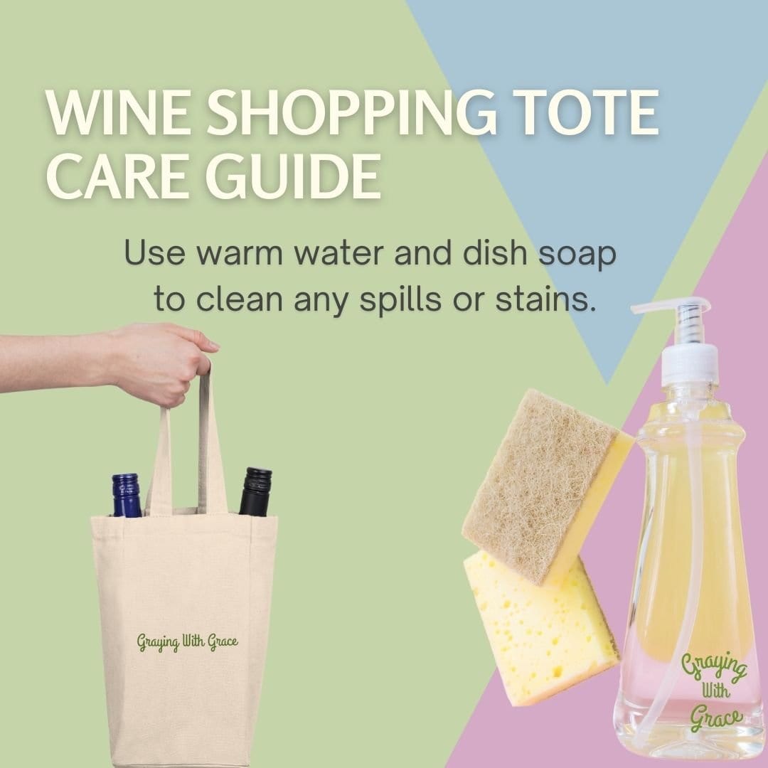 Wine Shopping Bags Care Guide