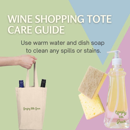 Wine Shopping Bags Care Guide