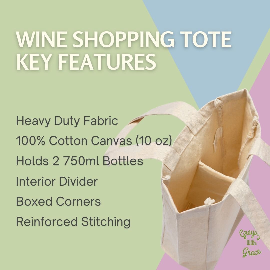 Wine Shopping Bags Key Features