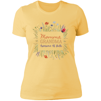 Personalized Momma Grandma Awesome At Both Ladies Boyfriend T-Shirt