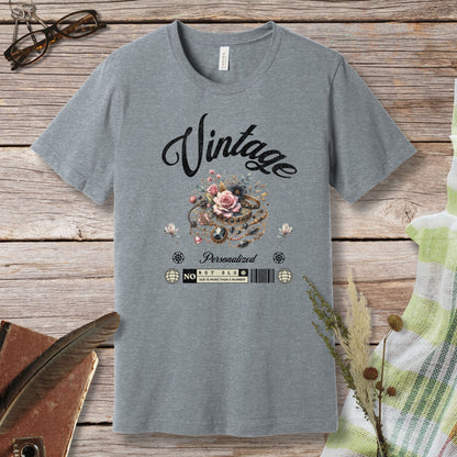 a t - shirt with the words vintage on it