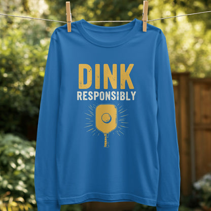 Dink Responsibly Graphic Long Sleeve T-Shirt product type