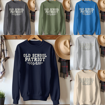 Old School Patriot Printed Sweatshirt product
