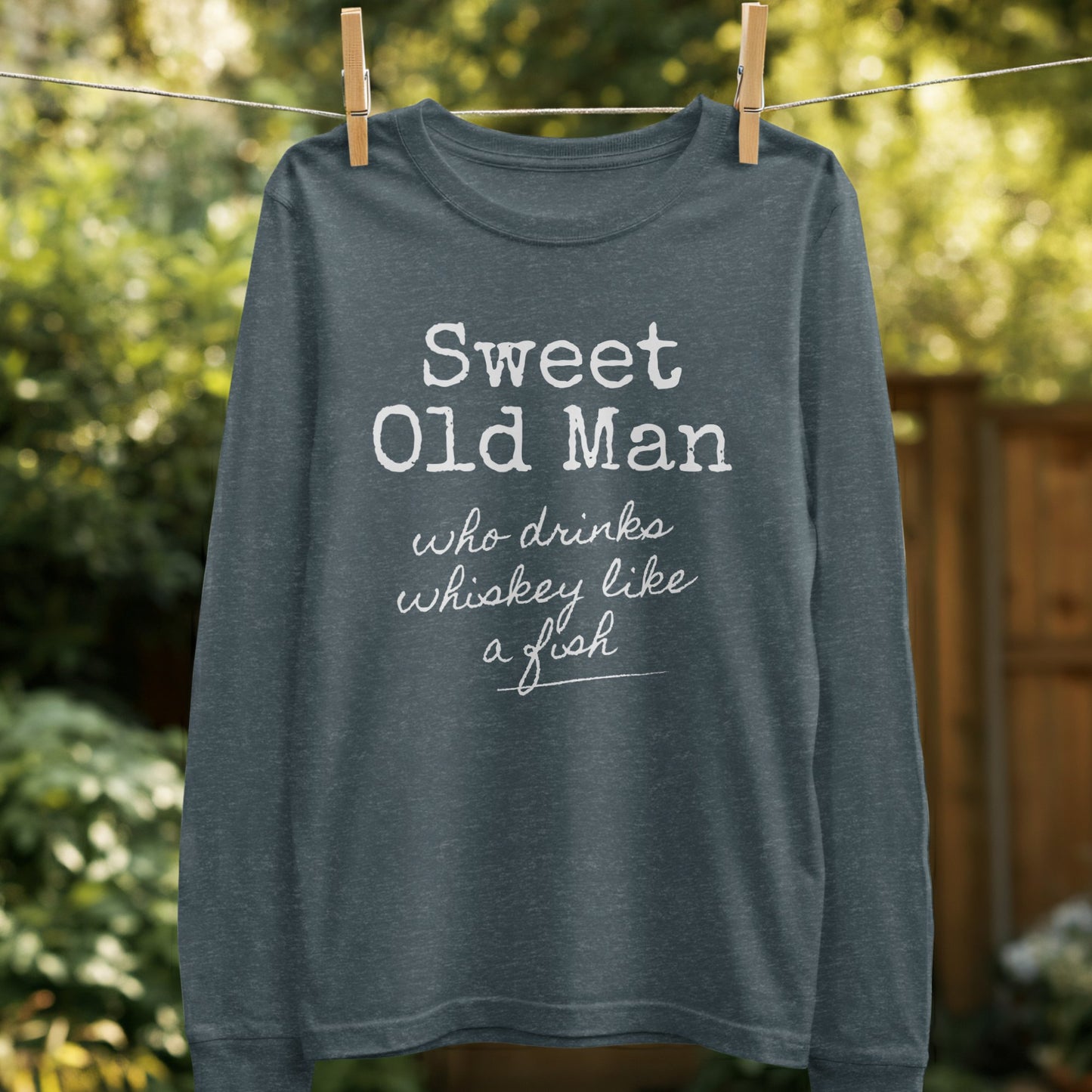 Sweet Old Man Who Drinks Whiskey Like A Fish product type