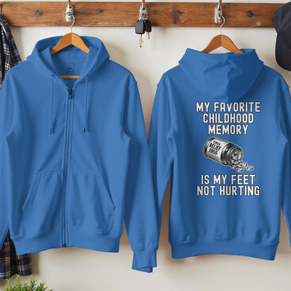 My Favorite Childhood Memory Blue Hoodie product