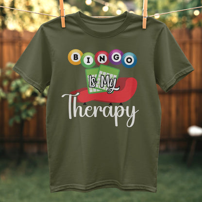 Bingo Is My Therapy Graphic T-shirt product type