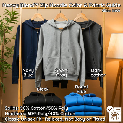 Heavy Blend Zip Hoodie Classic Unisex Fit product