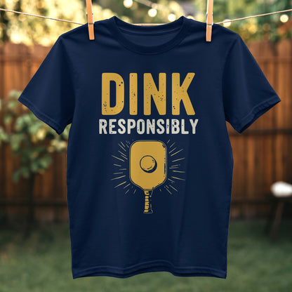 Dink Responsibly Bold Graphic Printed T-shirt product