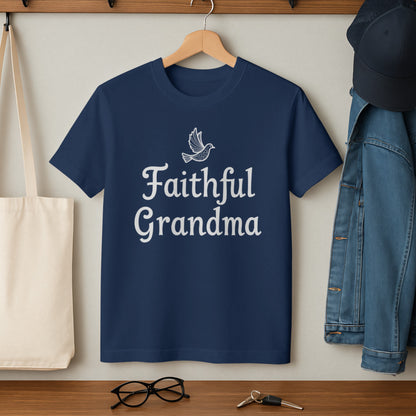 Faithful Grandma Graphic Tee Shirt product type