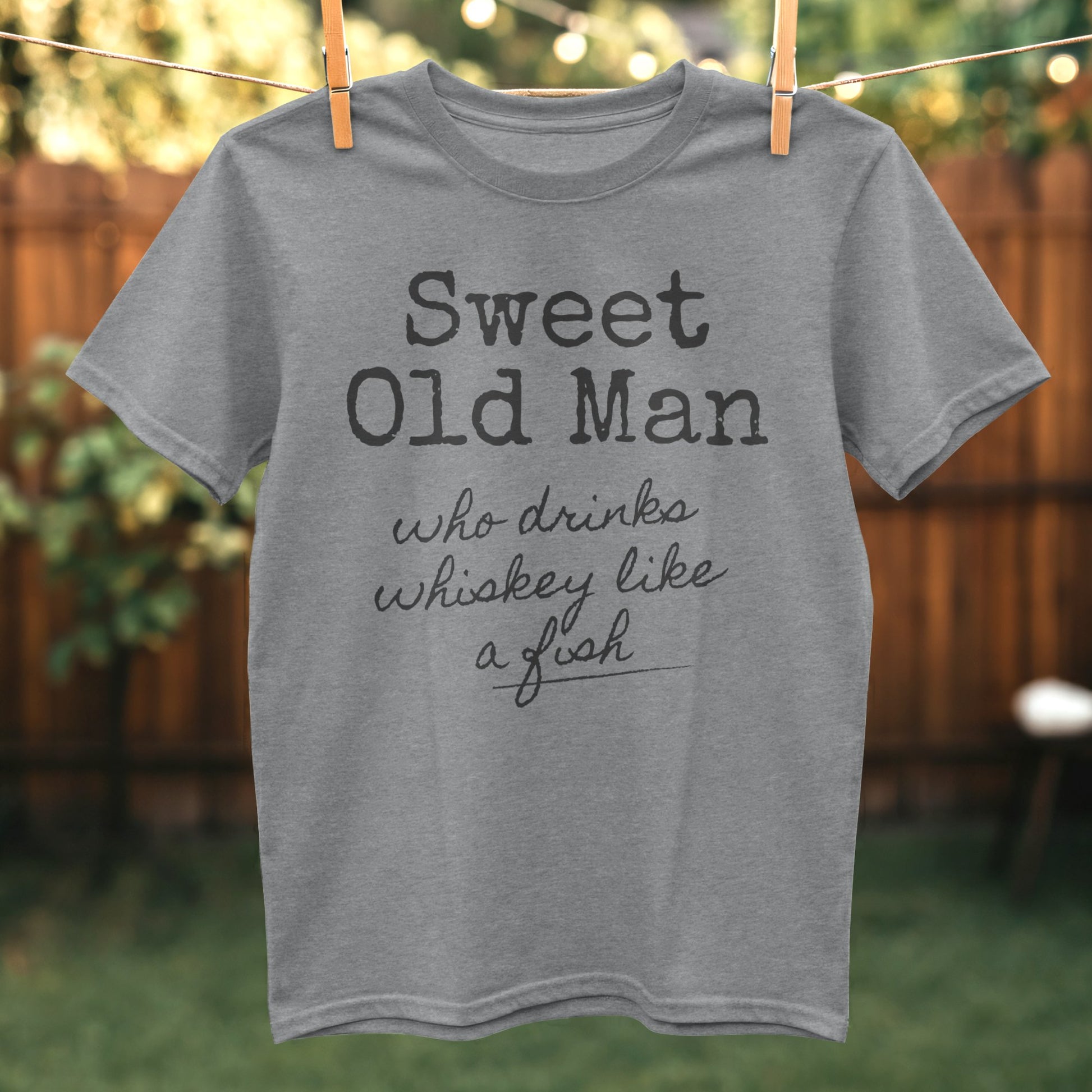 Sweet Old Man Who Drinks Whiskey Like a Fish product type