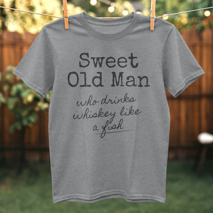 Sweet Old Man Who Drinks Whiskey Like a Fish product type