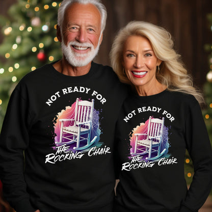 a man and a woman wearing matching shirts