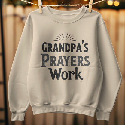 Grandpa's Prayers Work Design Sweatshirt product type
