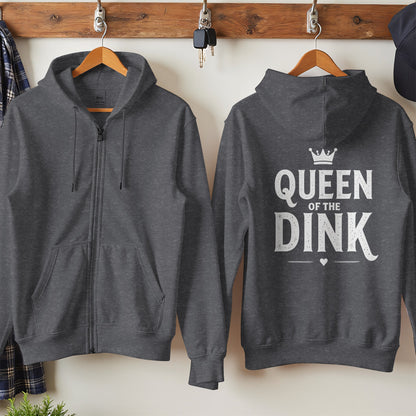 Queen of the Dink Zip-Up Hoodie product type