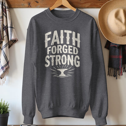 Faith Forged Strong Graphic Sweatshirt product type
