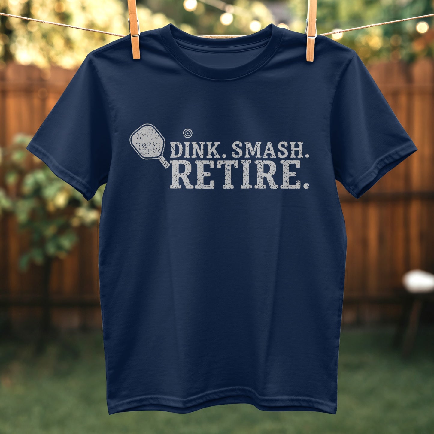 Dink Smash Retire Graphic Tee Perfect Casual Product Type
