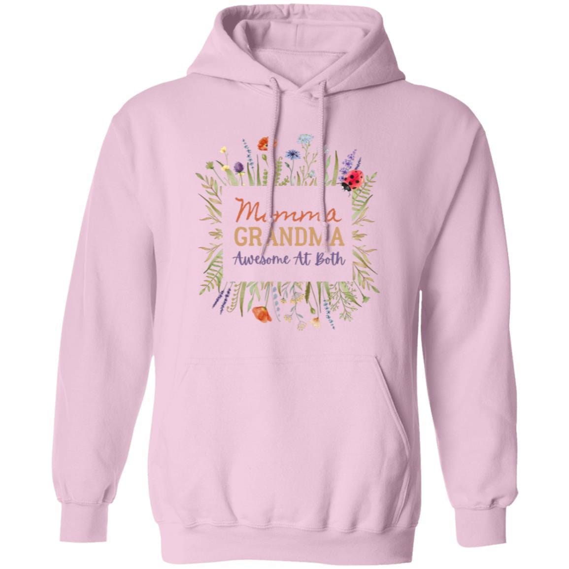 Personalized Momma Grandma Awesome at Both Hoodie Sweatshirt for Moms and Awesome Grandmothers Too!