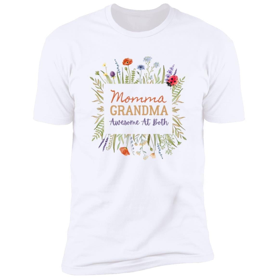 Personalized Momma Grandma Awesome At Both Premium T-Shirt for Moms and Awesome Grandmothers Too!